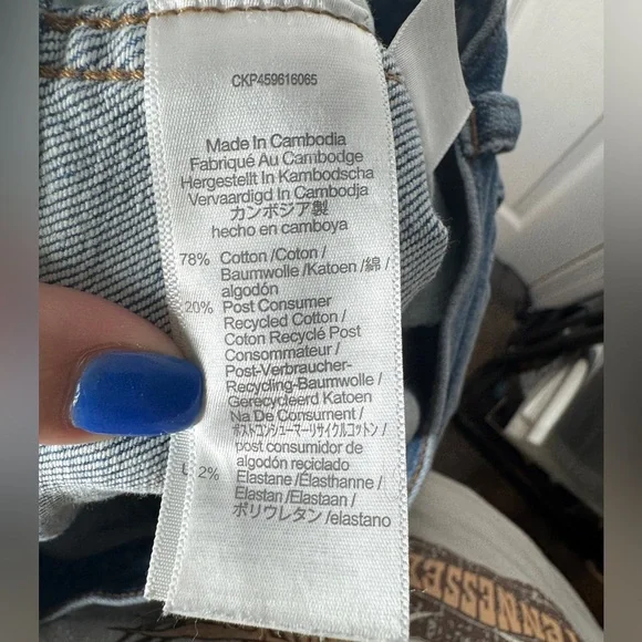 MADEWELL Woman’s‎ Stovepipe Medium Wash Straight Jeans Size 26 - Picture 6 of 7